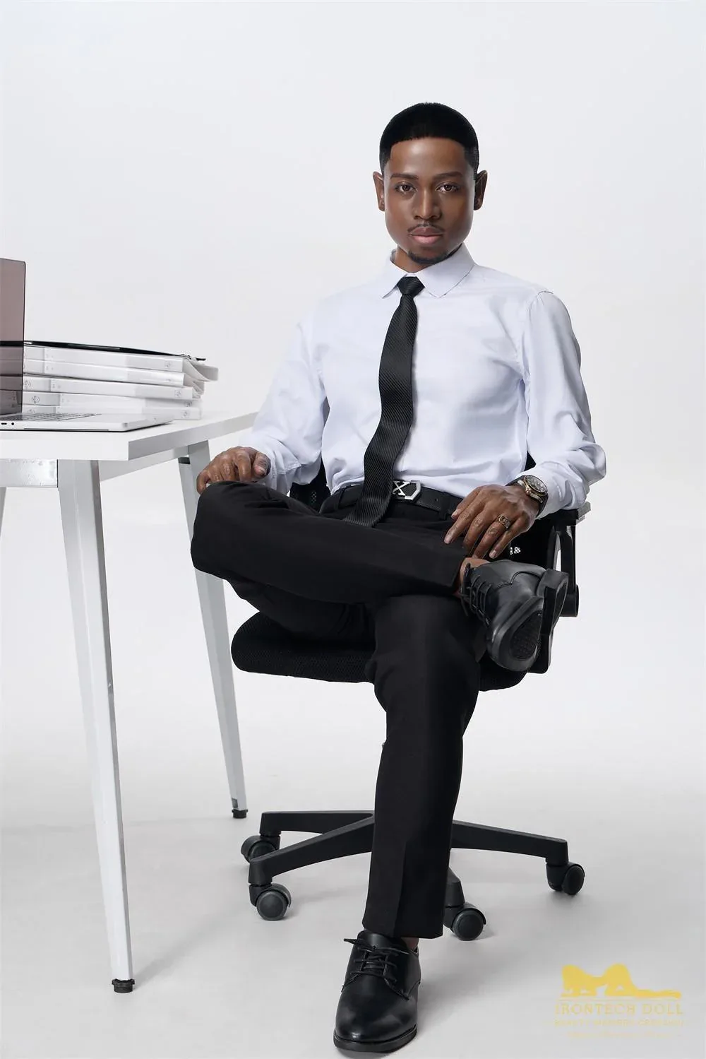 170cm (5ft5') Elegant Black Male Sex Doll – Entrepreneur Fantasy Companion - James view 7