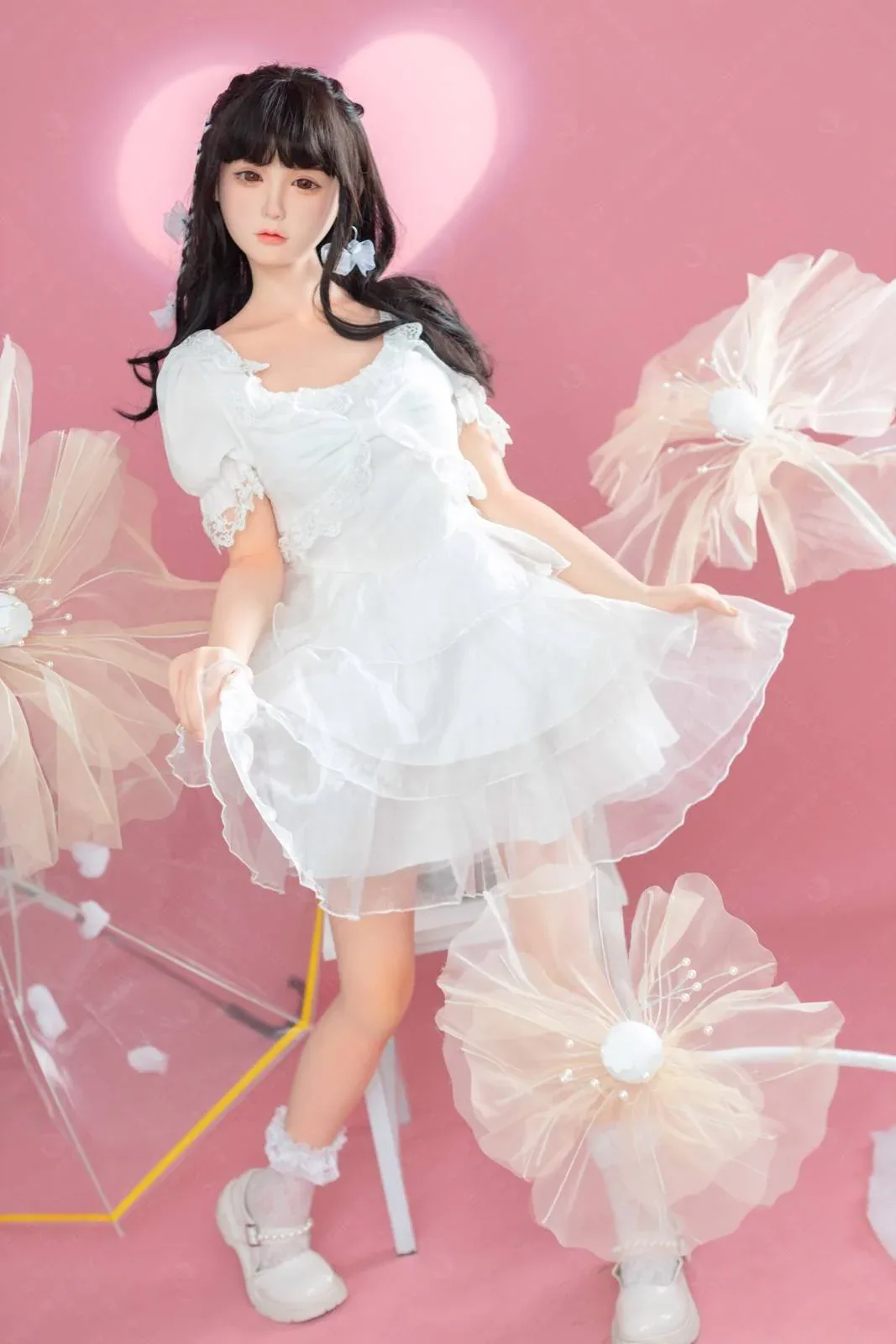 148cm (4ft8") Valentines Day Girl Silicone Sex Love Doll - C-Cup - Alice view 7
