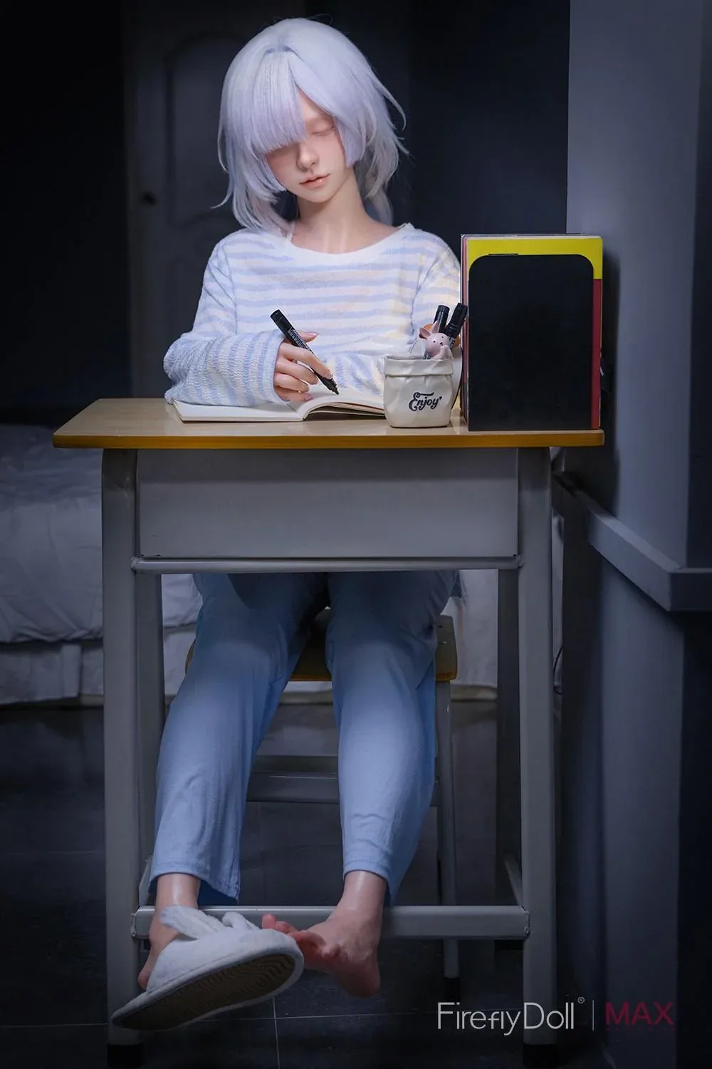 153cm (5ft0") Sleepy Girl Silicone Sex Doll - MAX Series - Liuli view 7