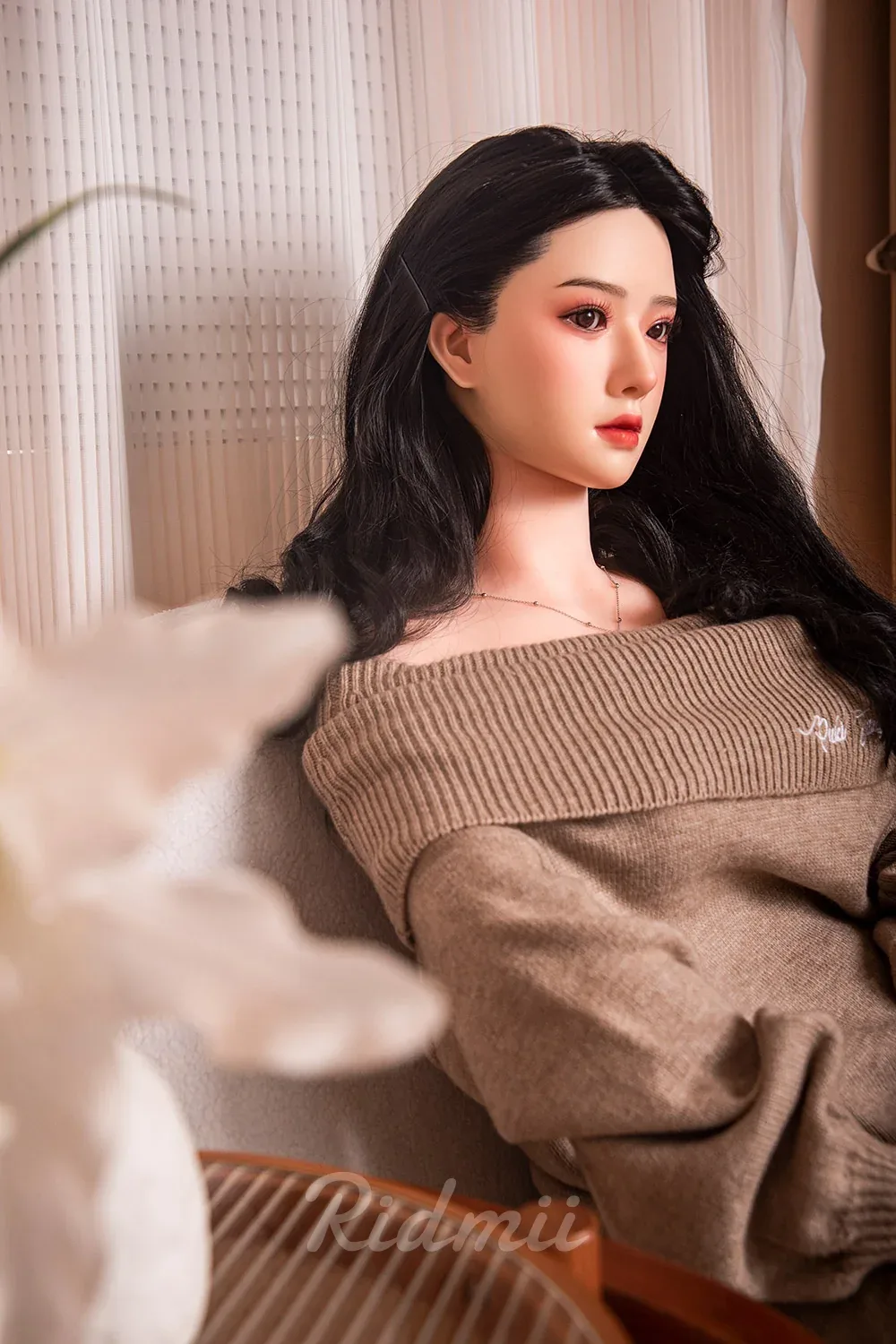 163cm (5ft3") Asian Hybrid Sex Doll Silicone Head & TPE Body - Muncey - In Stock | US Only view 5
