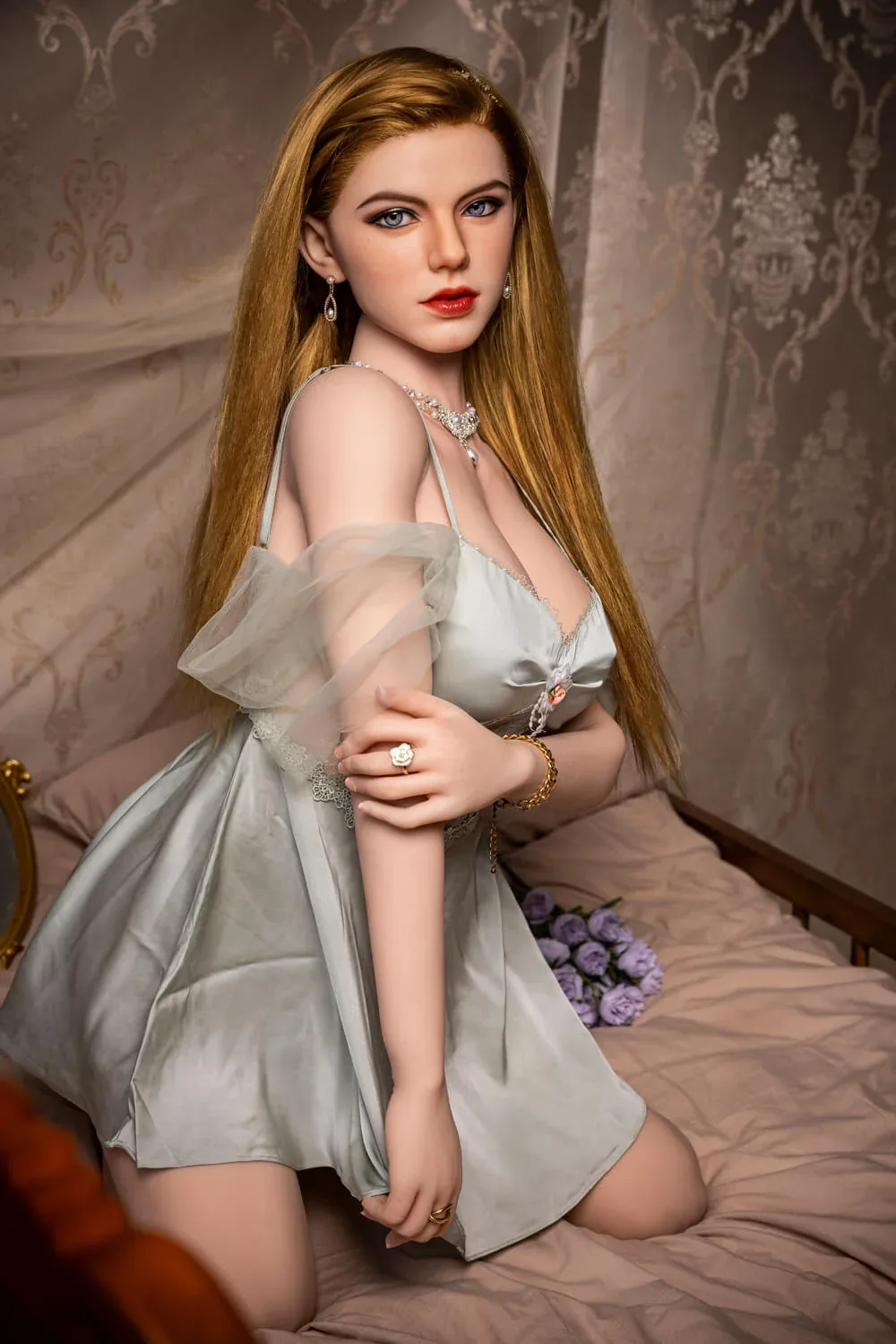 167cm (5ft6") Sensual Blonde Silicone Sex Doll - E-Cup - Mira view 7