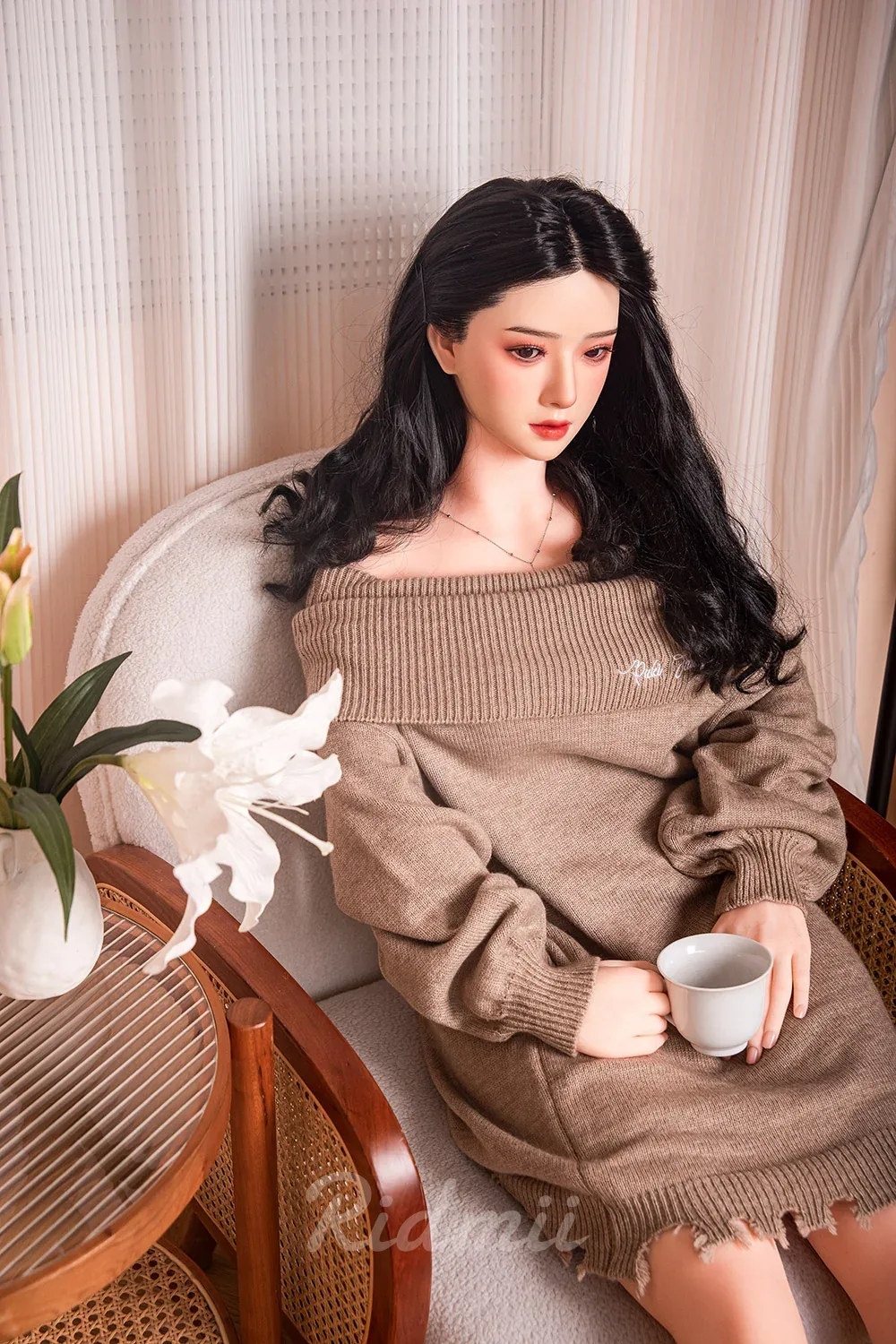 163cm (5ft3") Asian Hybrid Sex Doll Silicone Head & TPE Body - Muncey - In Stock | US Only view 6