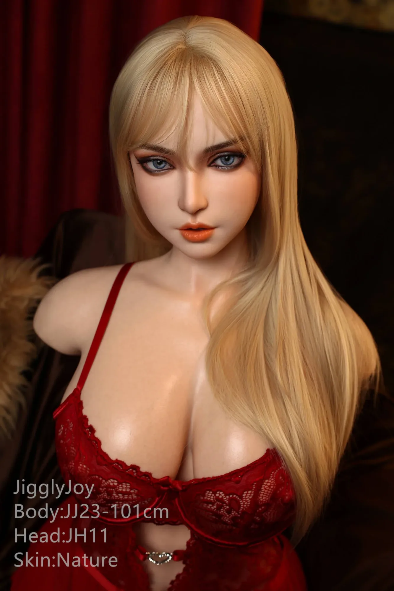 101cm (39.7") Blonde Silicone Torso Sex Love Doll - F-Cup - Flora view 2