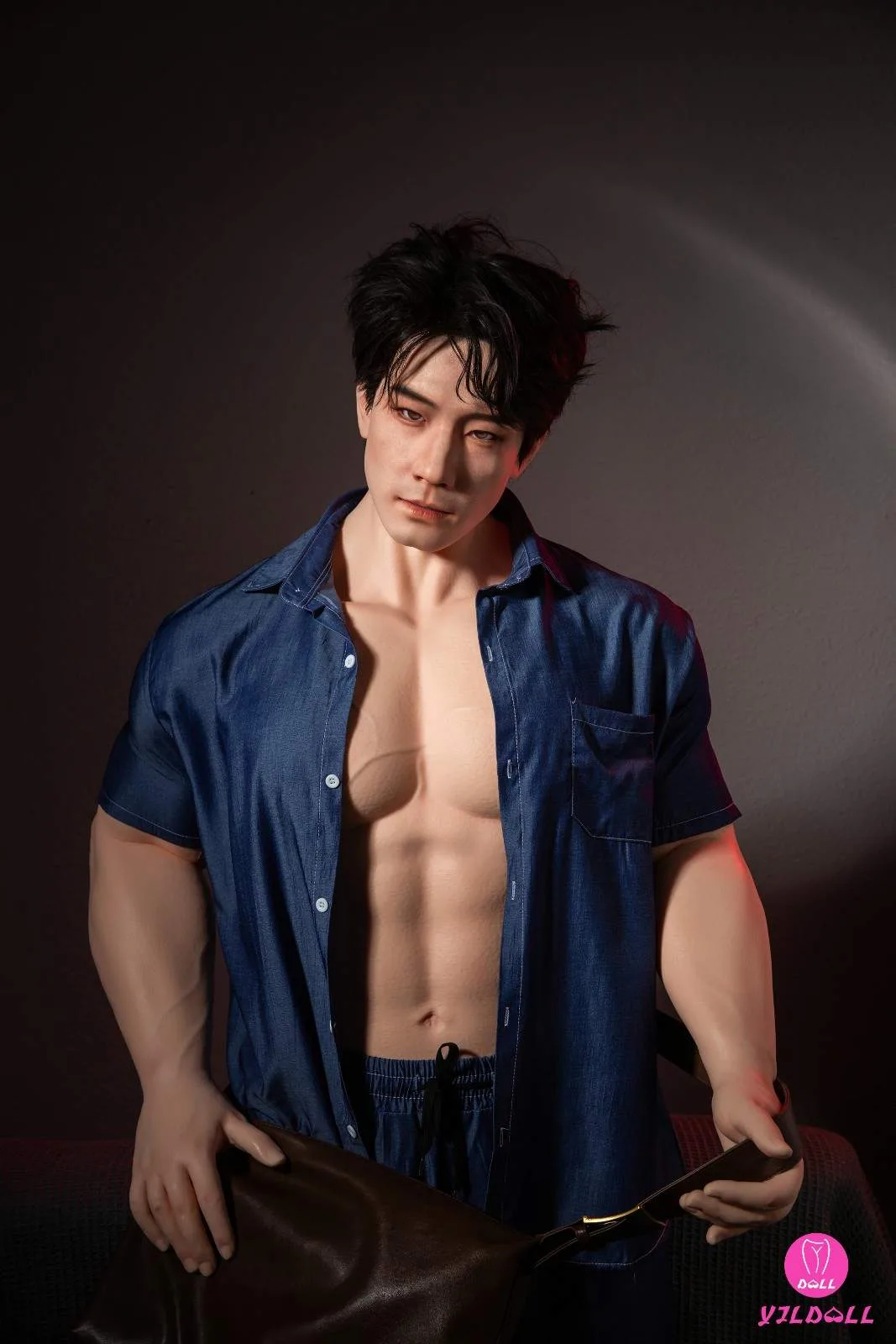 175cm (5ft7") Asian Muscular Male Silicone PRO Sex Doll - Frank view 8