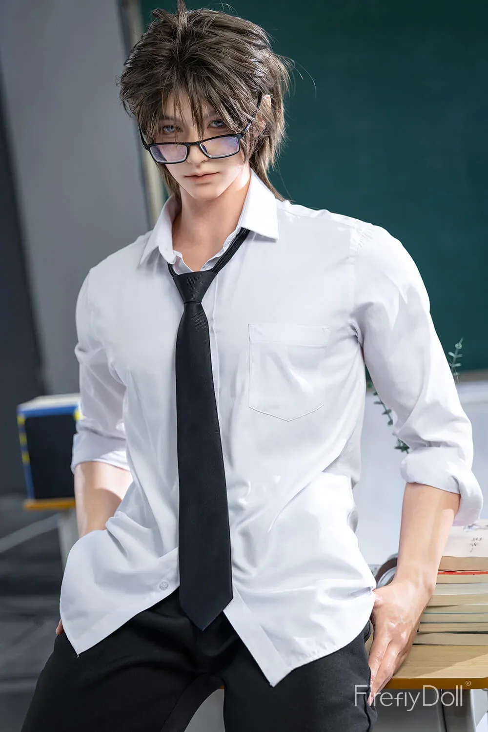 175cm (5ft7") Brunette Boy Silicone Sex Male Doll - Jiang Ling view 3
