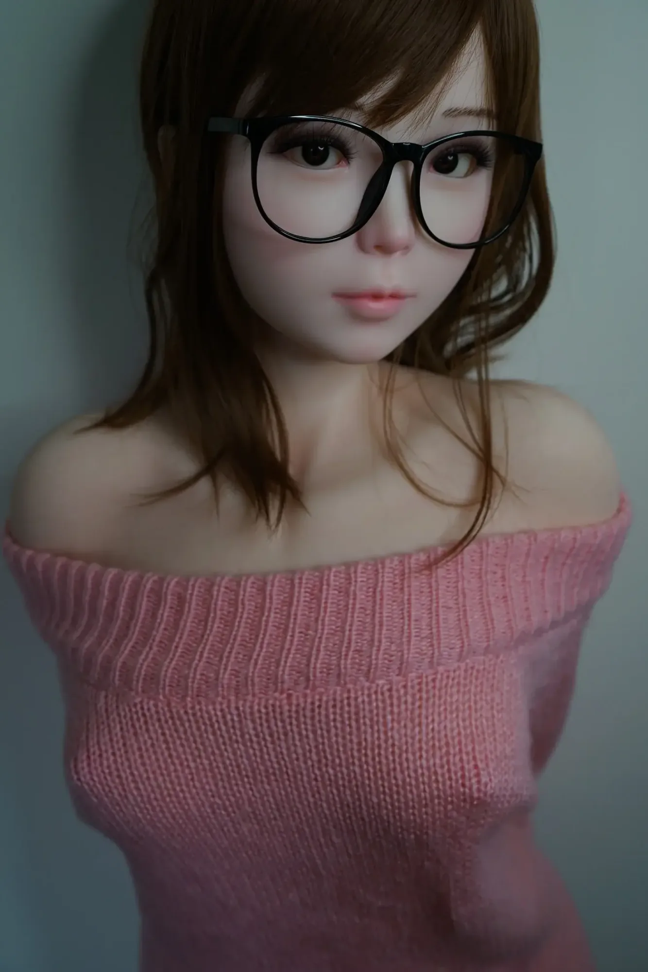 150cm (4ft9") Tiny & Bold Asian Silicone Sex Doll - C-Cup - Akira view 4