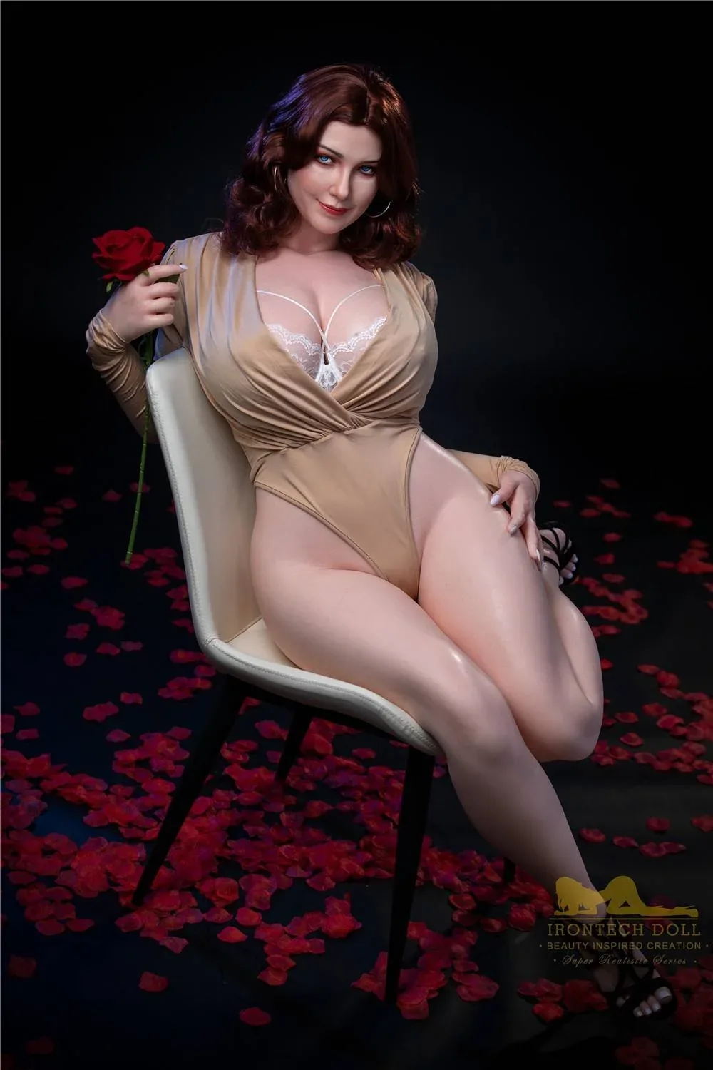 160cm (5ft2') Busty Seductress Luxury Sex Doll - Carmel view 8