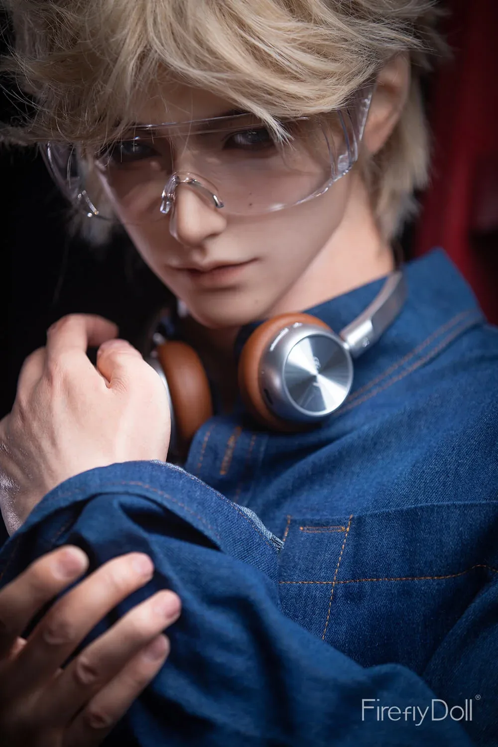 176cm (5ft7") Painter Silicone Sex Male Doll - Jiang Ling view 4