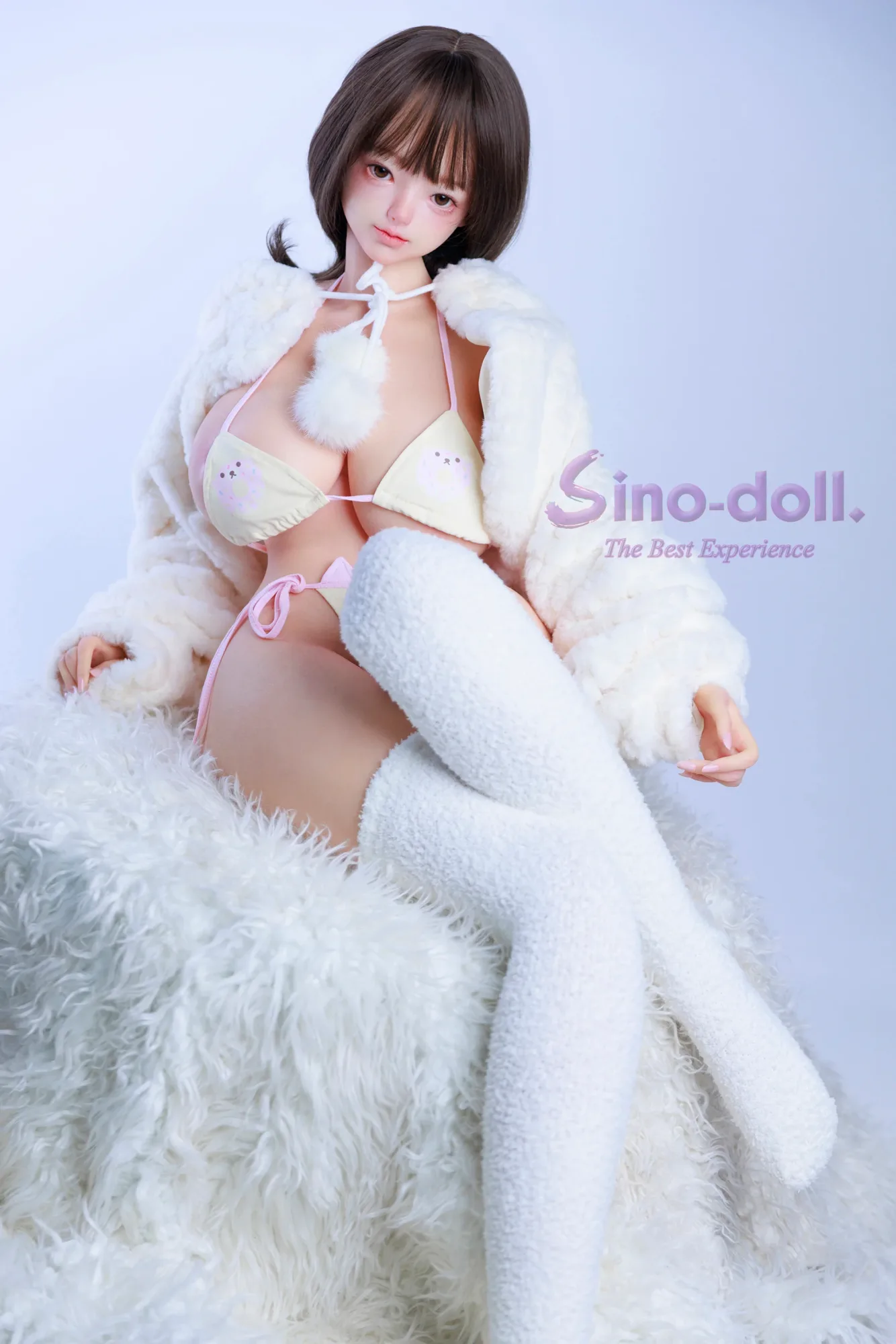 143cm (4ft8") Big Breasts Full Platinum Silicone - Soft-Max Doll – Linbai view 7