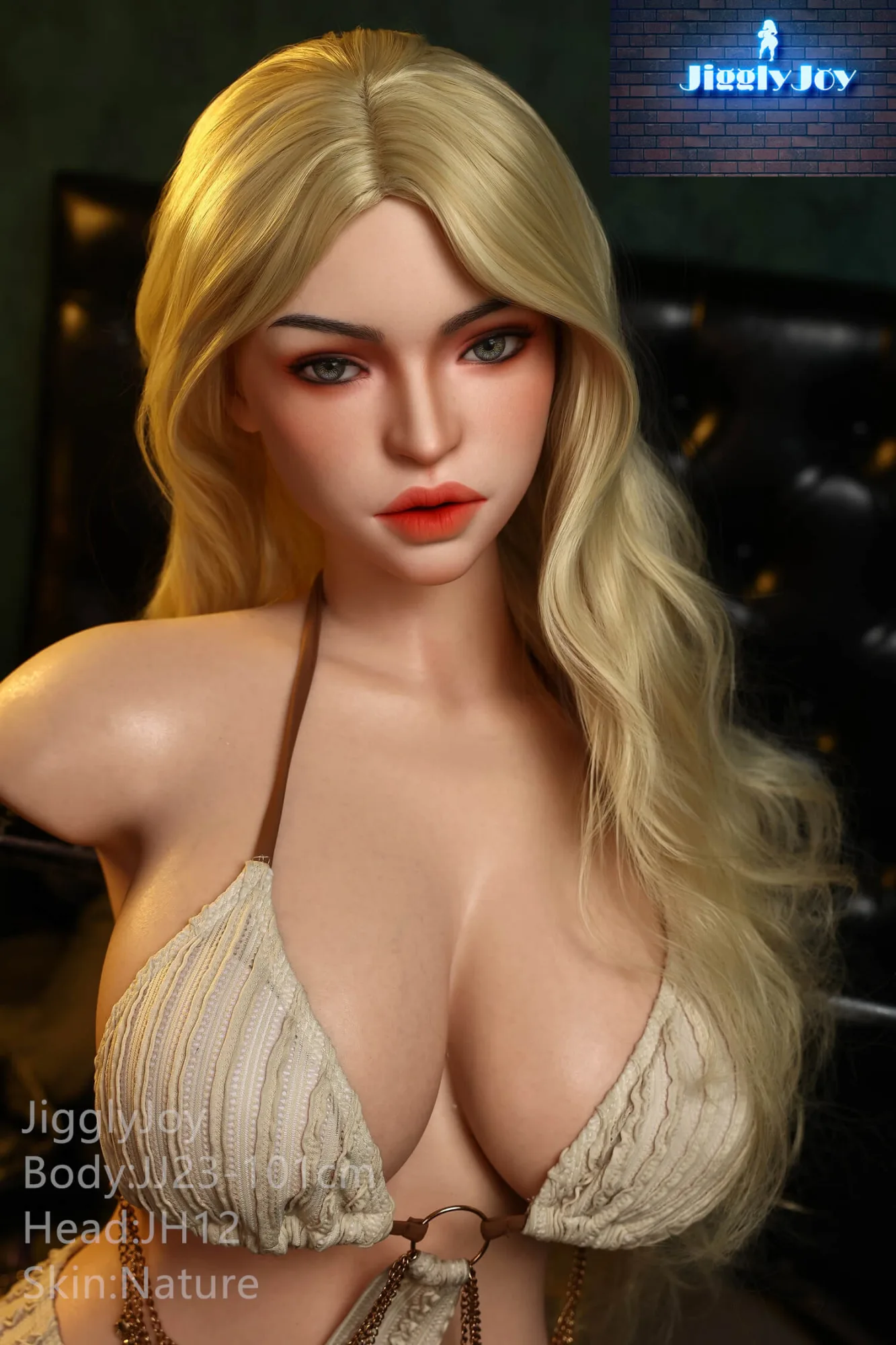 101cm (39.7") Blonde Full Size Super Silicone Torso Sex Doll - F-Cup - Jennifer view 3