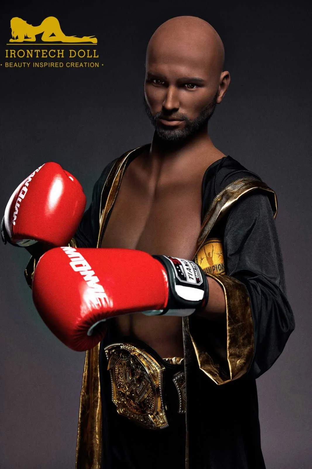 175cm (5ft9') Boxing Champion Black Male Sex Doll - Jack view 8