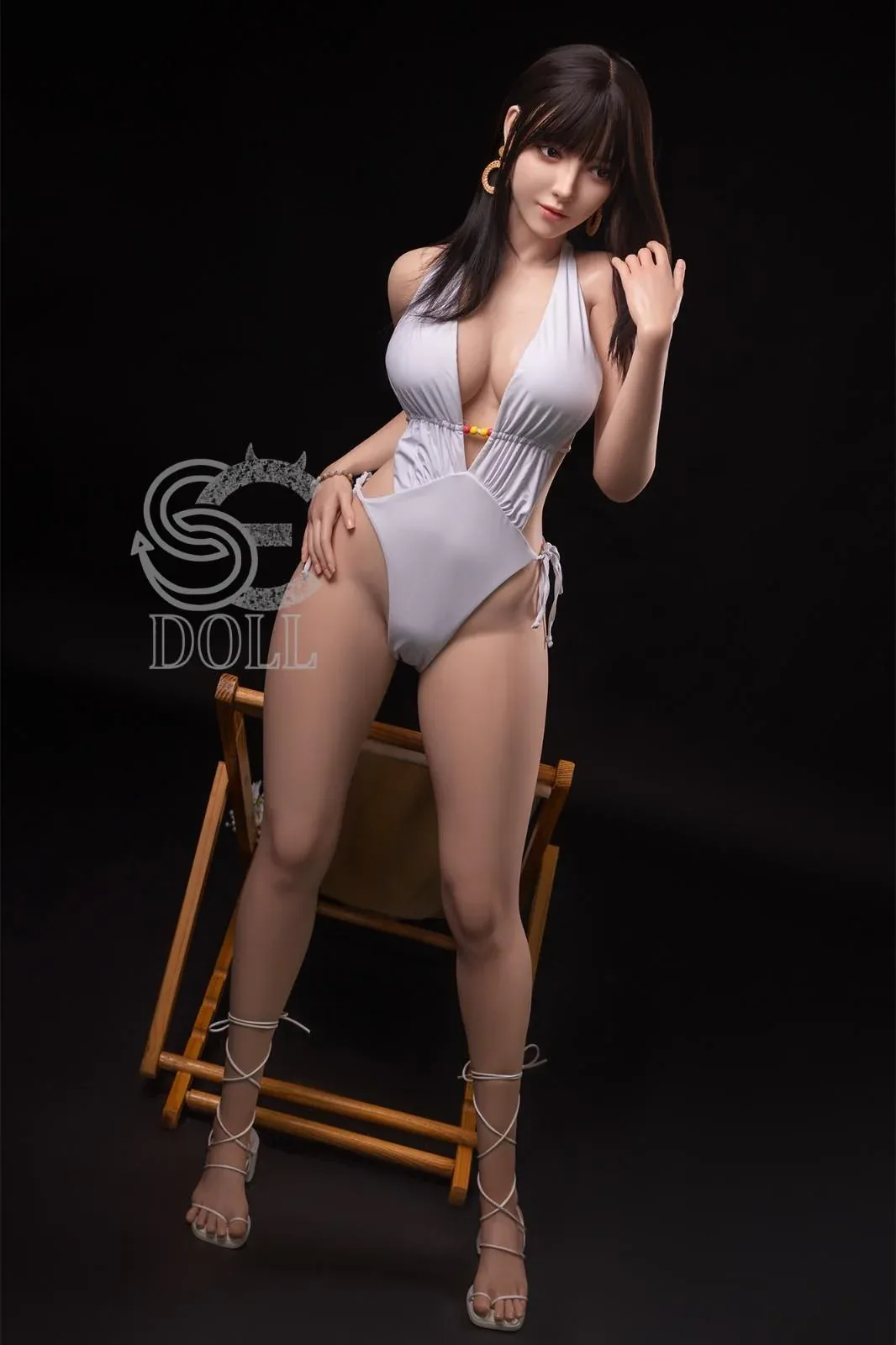 165cm (5ft5") C-Cup Asian Skinny Silicone Sex Doll - SE#068SO - Annika.F - In Stock | US Only view 5
