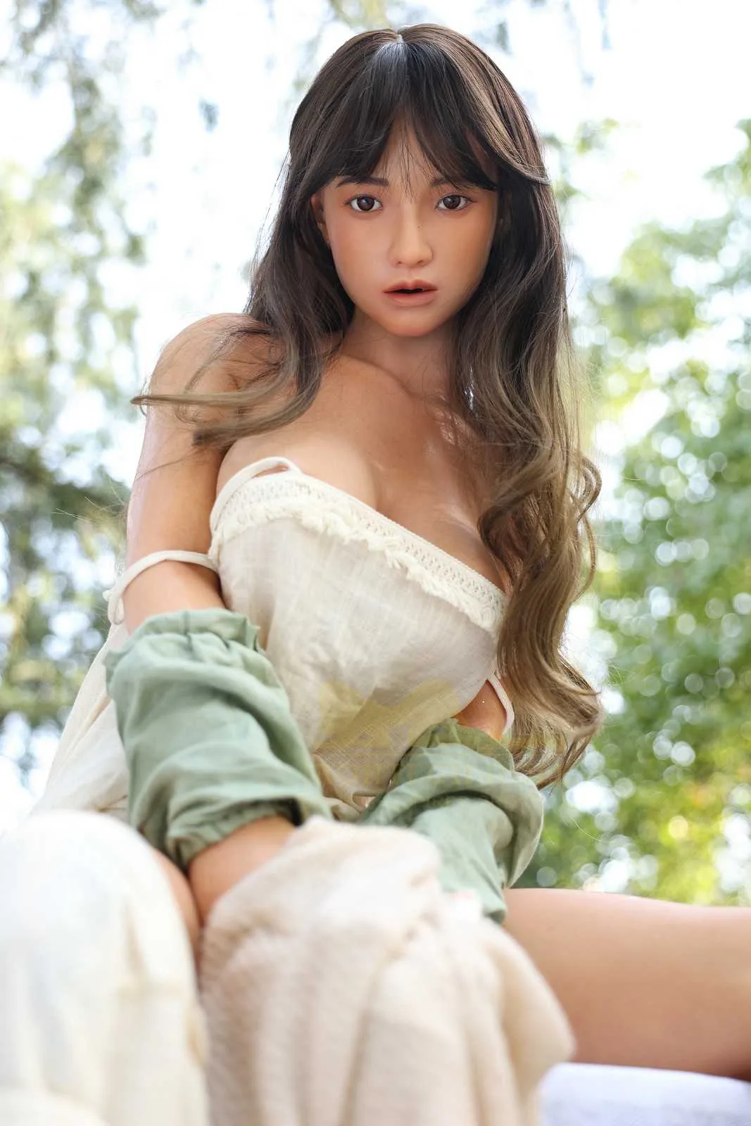167cm (5ft6') Silicone Sex Doll with Round Butt - Golu view 6