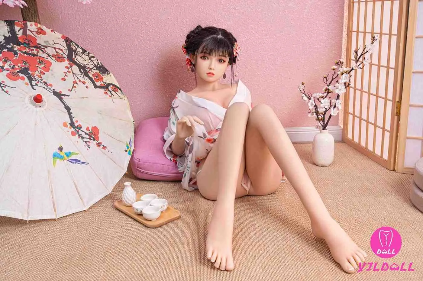 148cm (4ft8") Chinese Hybrid Sex Doll - C-Cup - Irene view 4