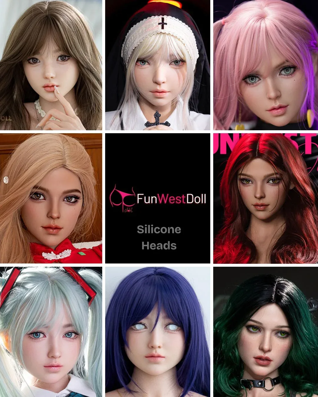 FunWest Silicone Heads