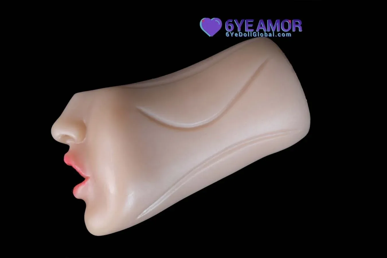 10cm (3.9") Blowjob Mouth with Teeth Masturbator ( Model# LY0011) view 6