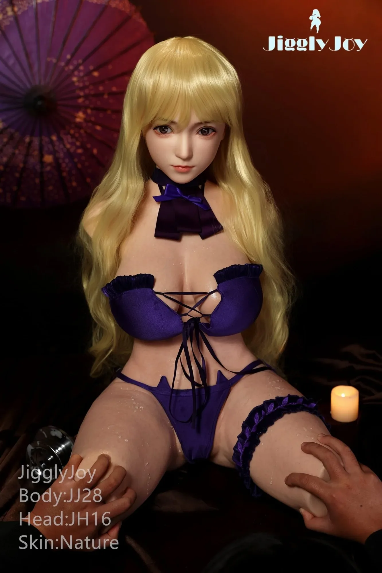 96cm (37.7") Blonde Ultra Soft Silicone Torso Sex Doll - Doris view 7