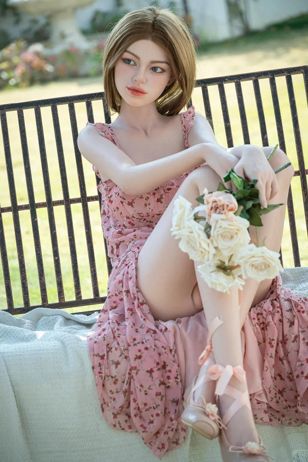 174cm (5ft7") Blonde Summer Girl ROS Head Silicone Sex Doll - C-Cup - Hedy view 6