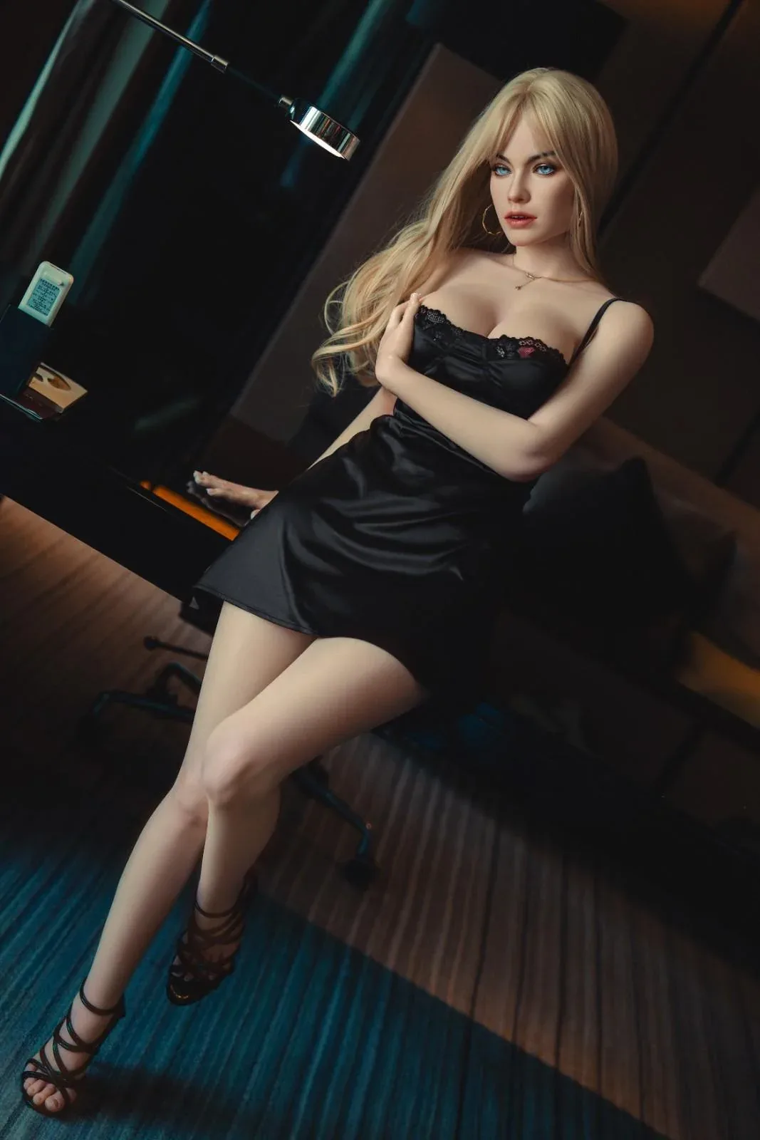 158cm (5ft1") Blonde Silicone Sex Doll ROS Head - D-Cup – Doris view 6
