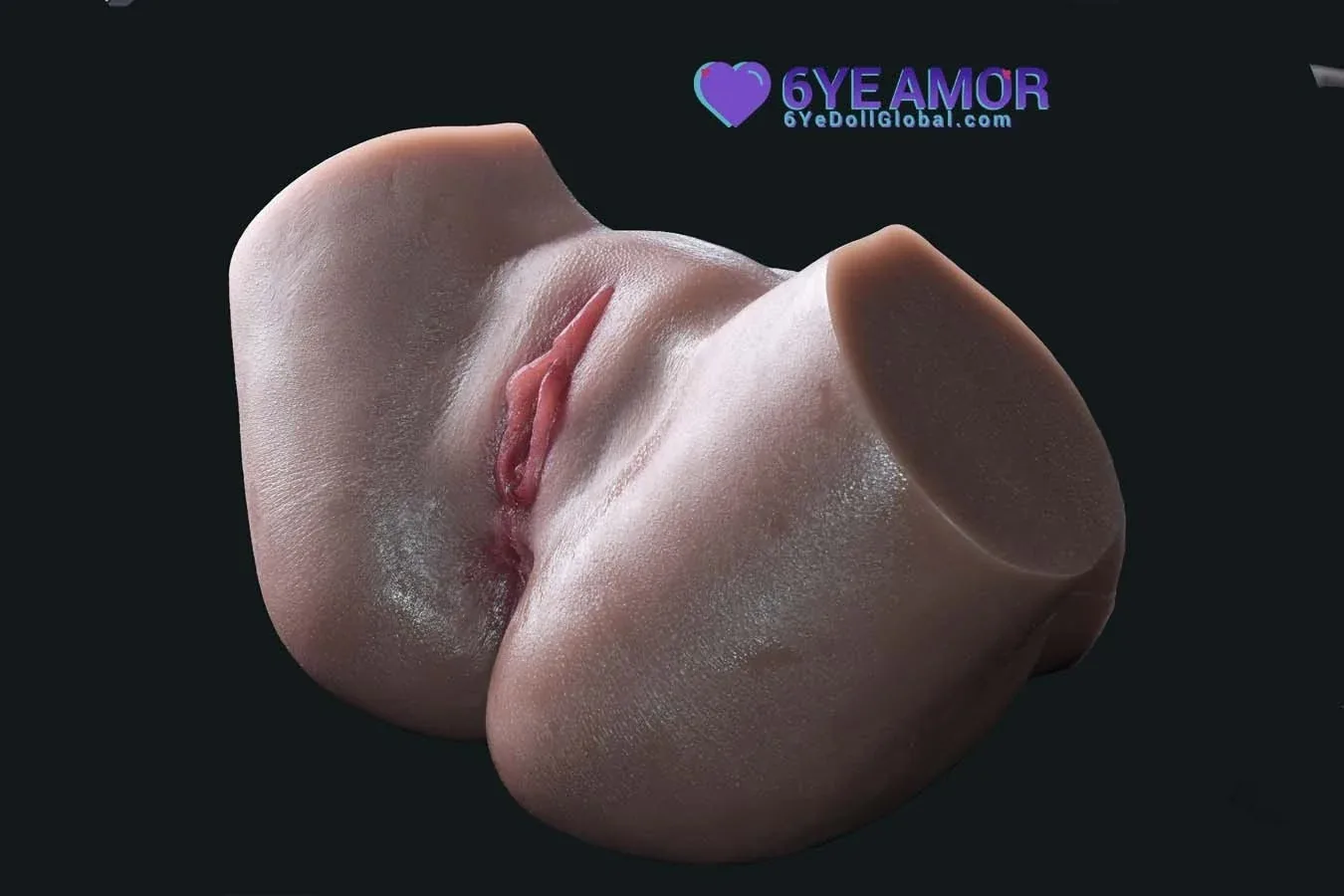 17.5cm (6.9") Masturbator Double Holes Leg Spread (Model# LY0001) view 4