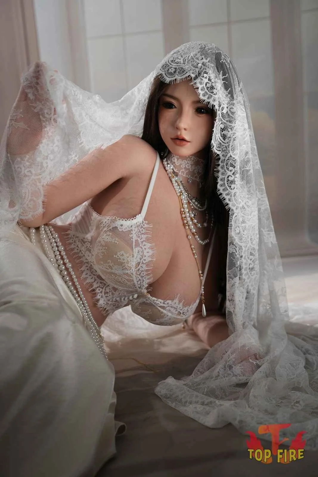 162cm (63.8") Curvy Silicone Sex Doll – Grace view 1
