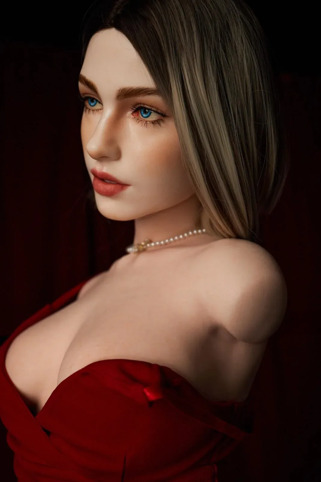 100cm (3ft2") Blonde Sexy Silicone Sex Doll Torso - E-cup - Eydis view 5