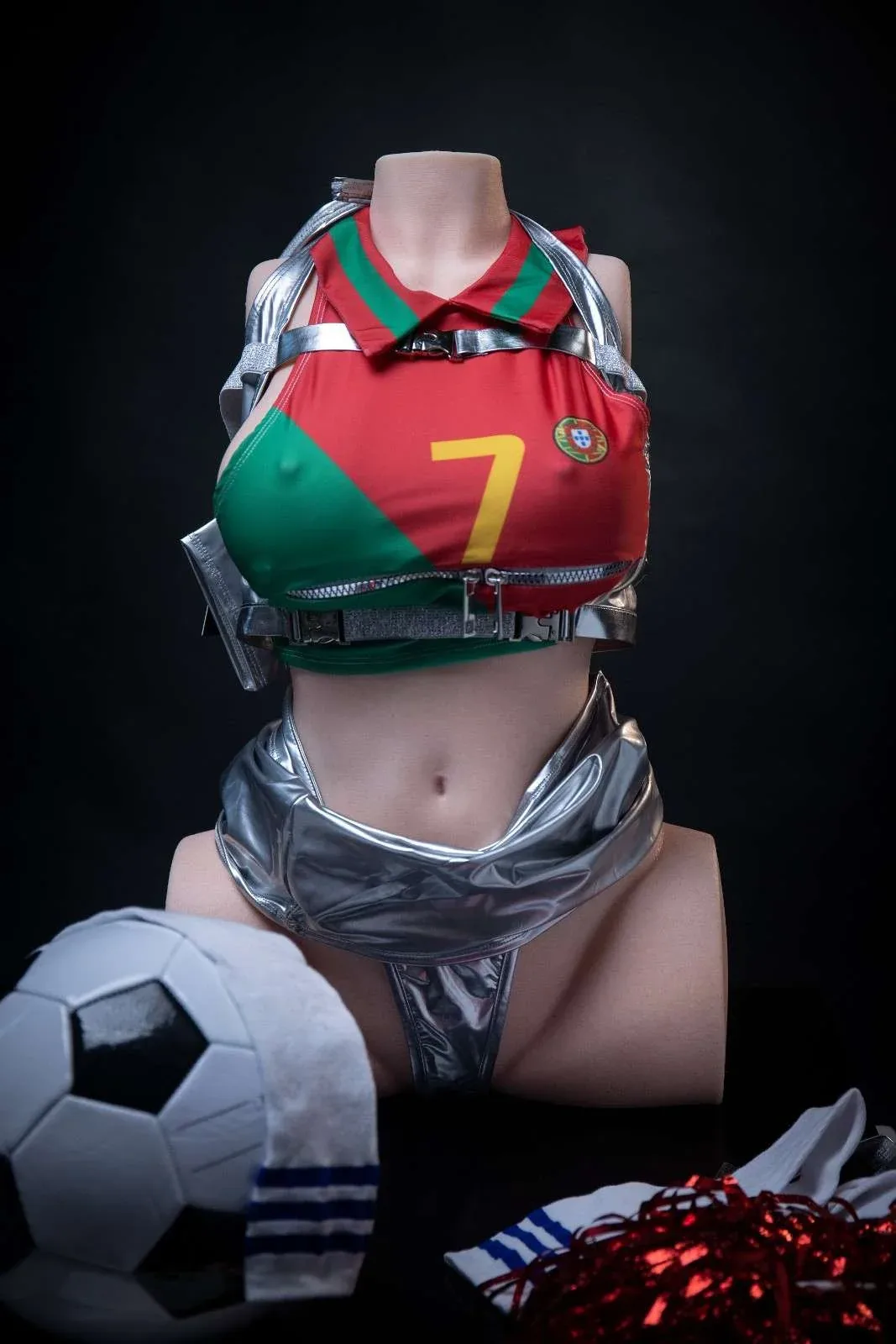60cm (23.6") LoveNestle Series Soccer Player Silicone Torso Doll - Jessica view 1