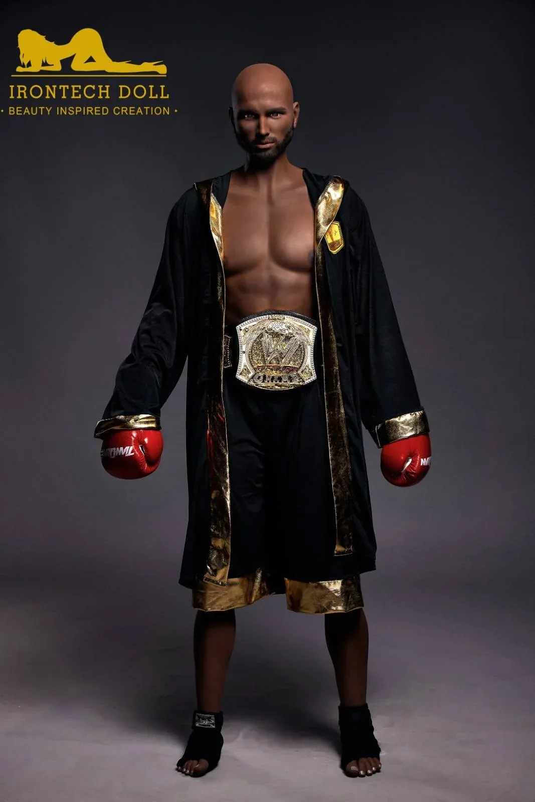 175cm (5ft9') Boxing Champion Black Male Sex Doll - Jack view 3