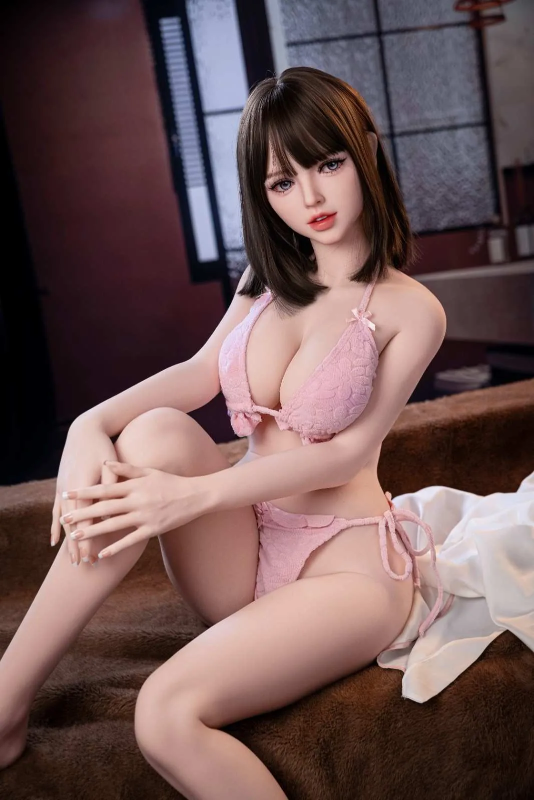 150cm (4ft11") F-Cup Brunette TPE Sex Doll - Head#228 view 8