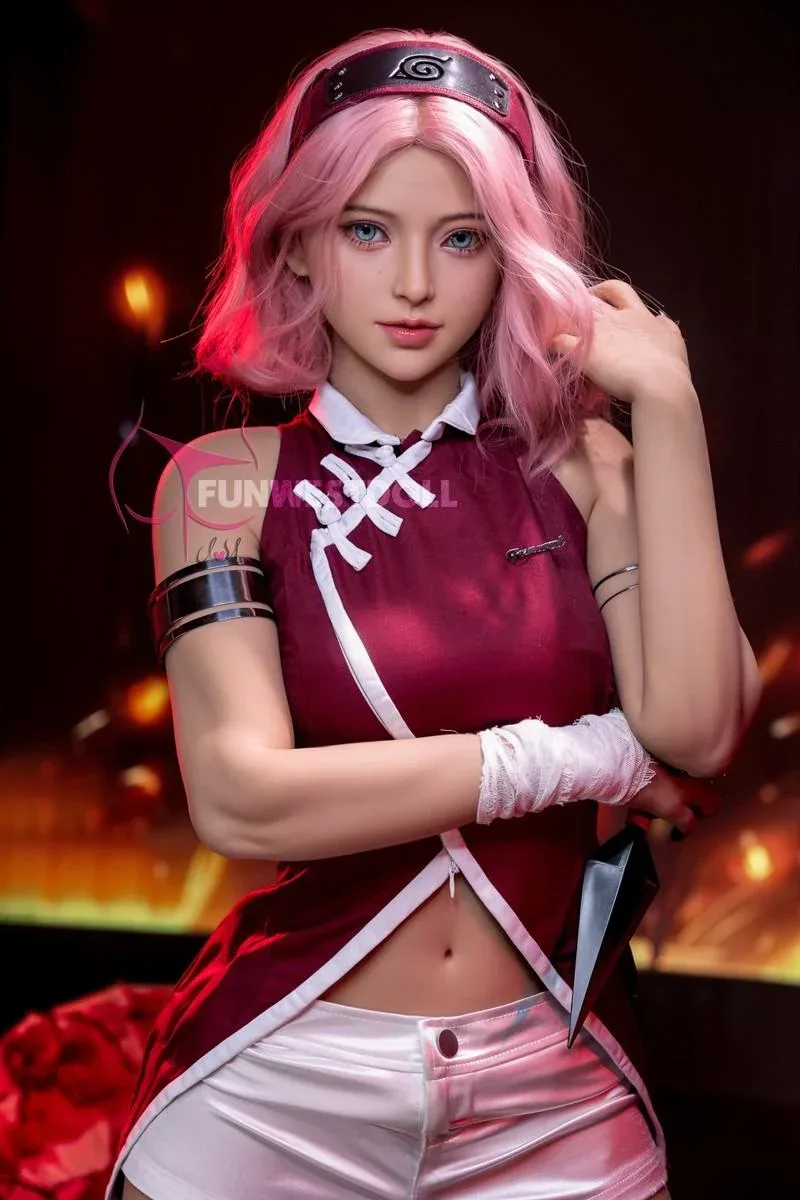 159cm (5ft2') A-Cup Wonderland Pink Hair Anime Sex Doll - Alice view 2