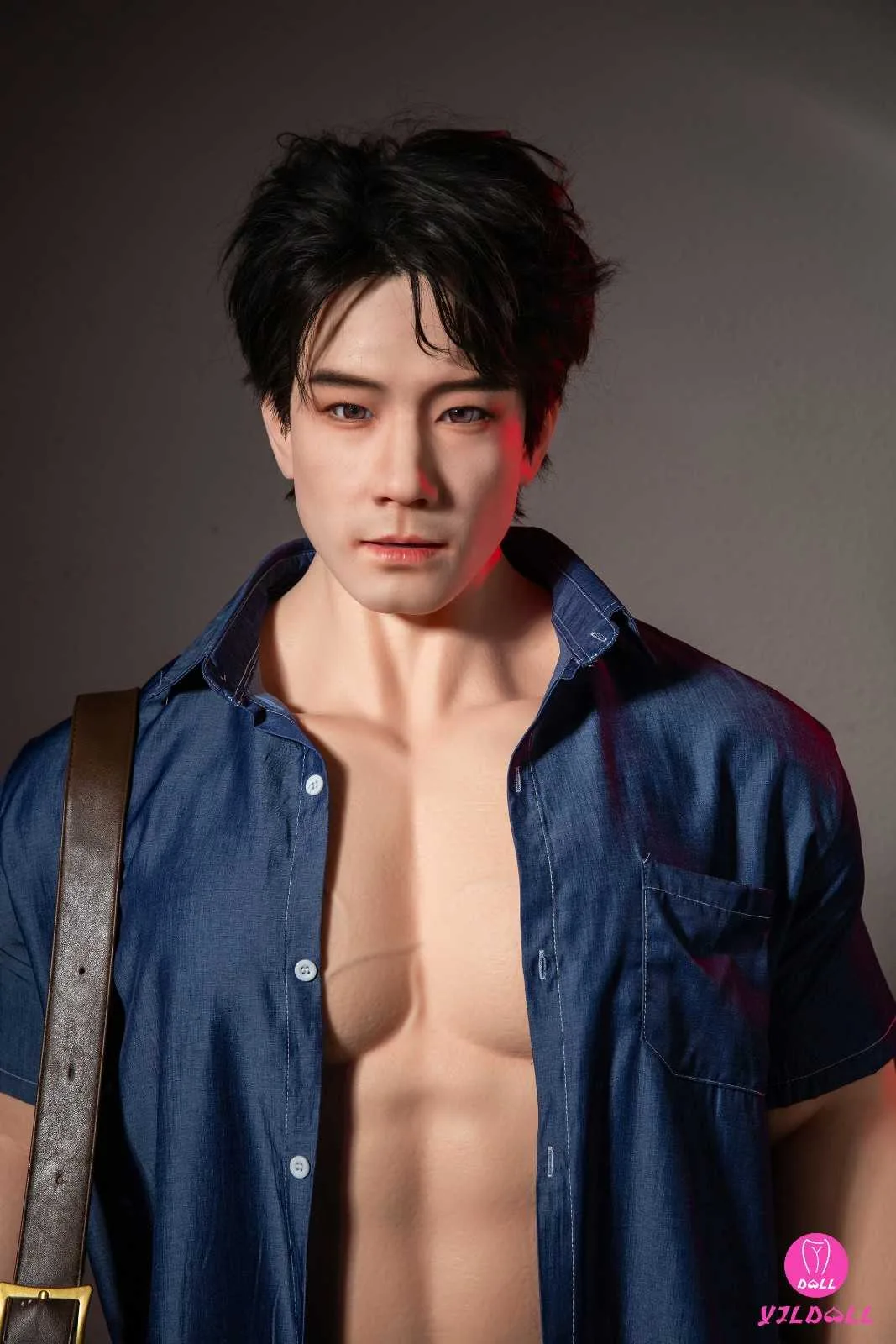 175cm (5ft7") Asian Muscular Male Silicone PRO Sex Doll - Frank view 1