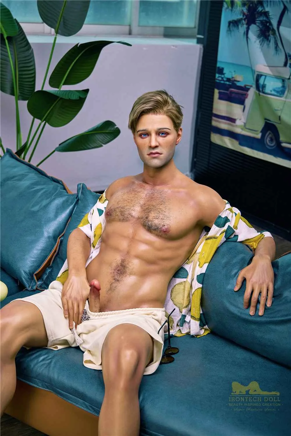 176cm (5ft7') American Beach Boy Silicone Male Sex Doll - Jack view 2