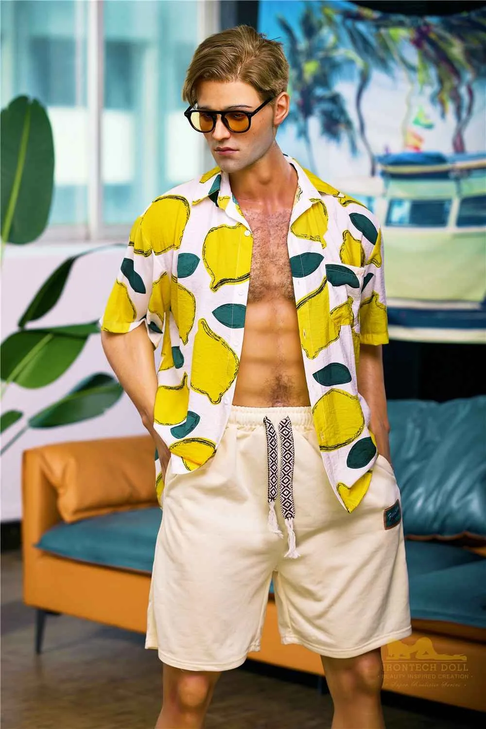 176cm (5ft7') American Beach Boy Silicone Male Sex Doll - Jack view 3