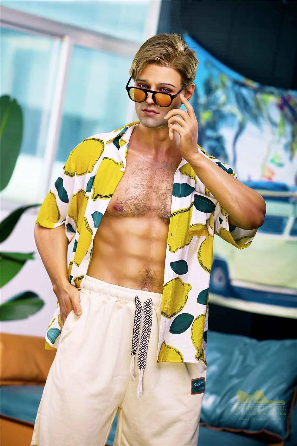 176cm (5ft7') American Beach Boy Silicone Male Sex Doll - Jack view 4