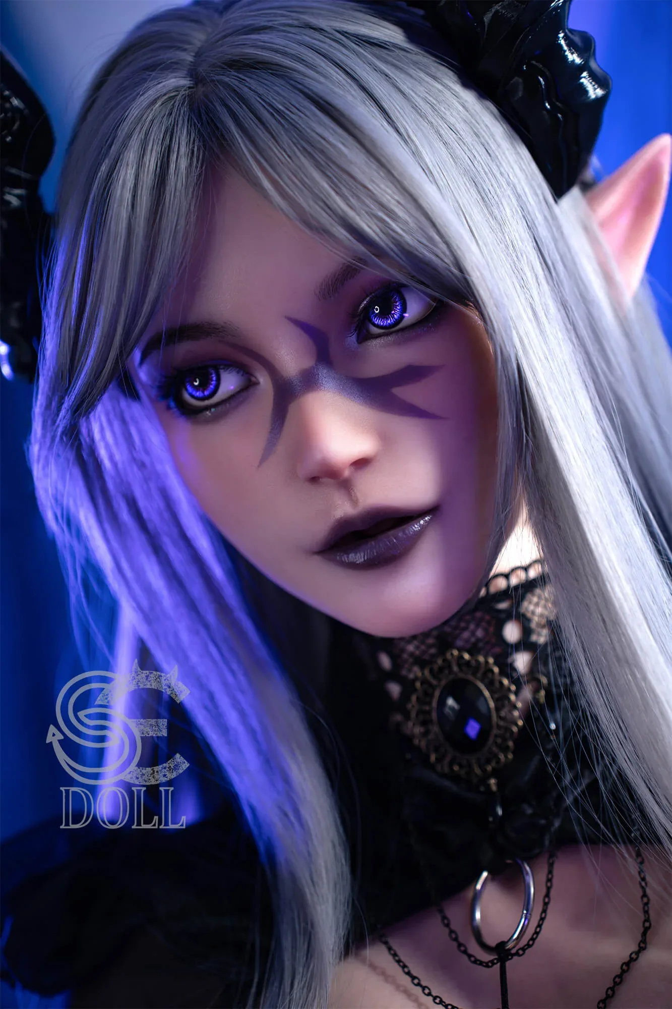 161cm (5ft3") ROS Dark Elf Fantasy Silicone Sex Doll - E-Cup - Aryana.C - In Stock | EU Only view 5
