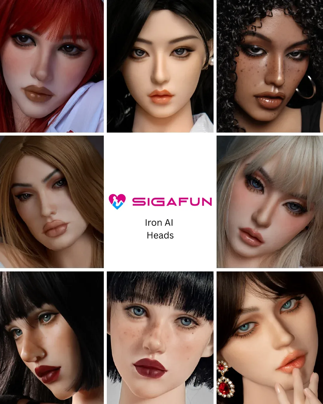Sigafun Iron AI Standard Soft Heads