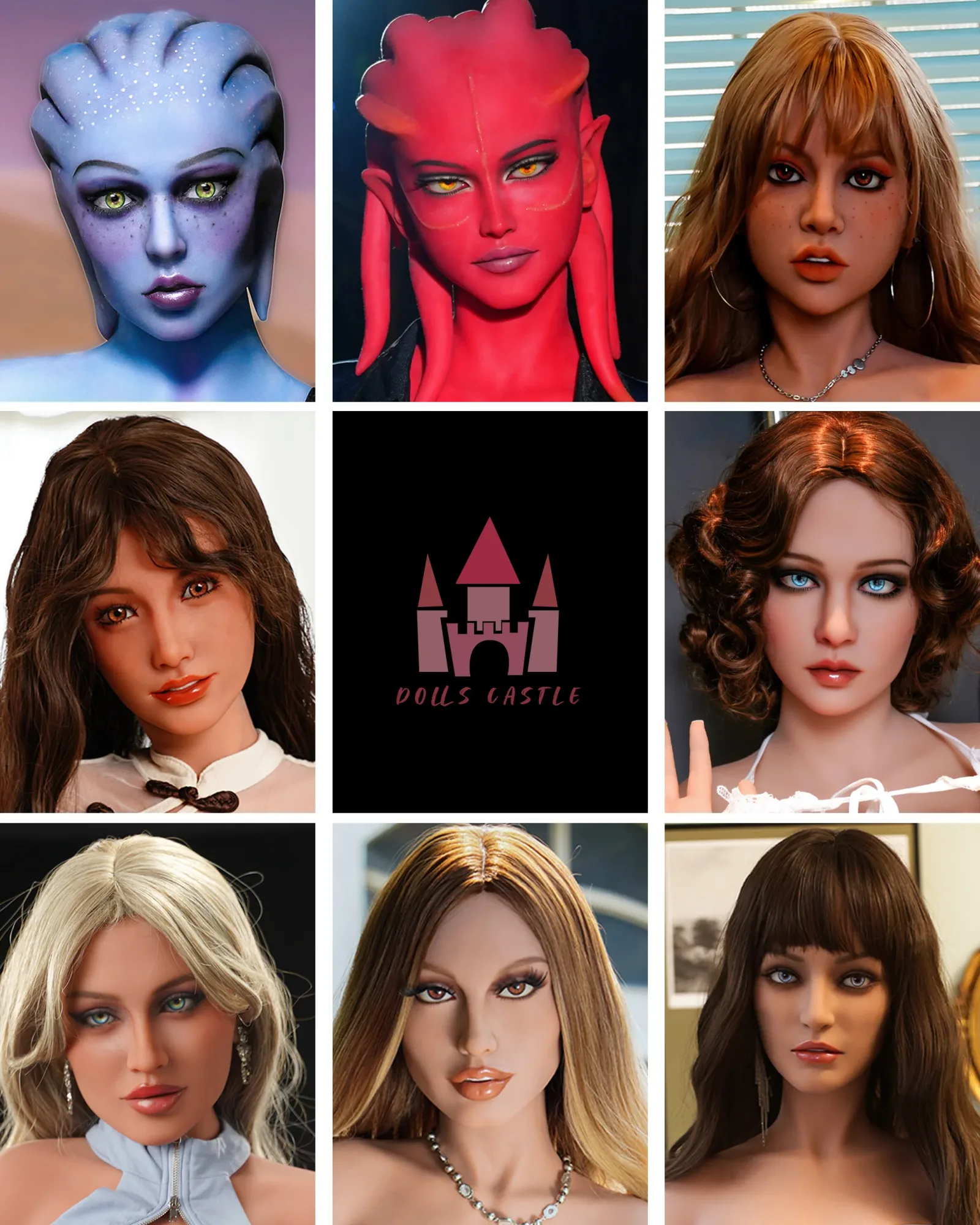 Dolls Castle TPE Heads