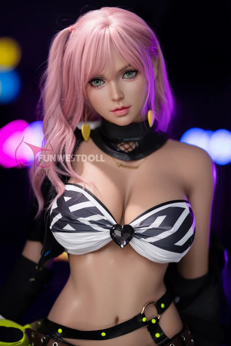 157cm (5ft2") Lovely Anime Silicone Sex Doll - G-Cup - Lily - In Stock | US Only view 4