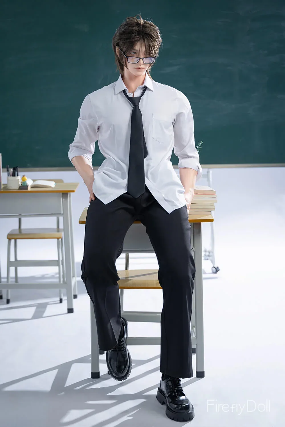 175cm (5ft7") Brunette Boy Silicone Sex Male Doll - Jiang Ling view 1