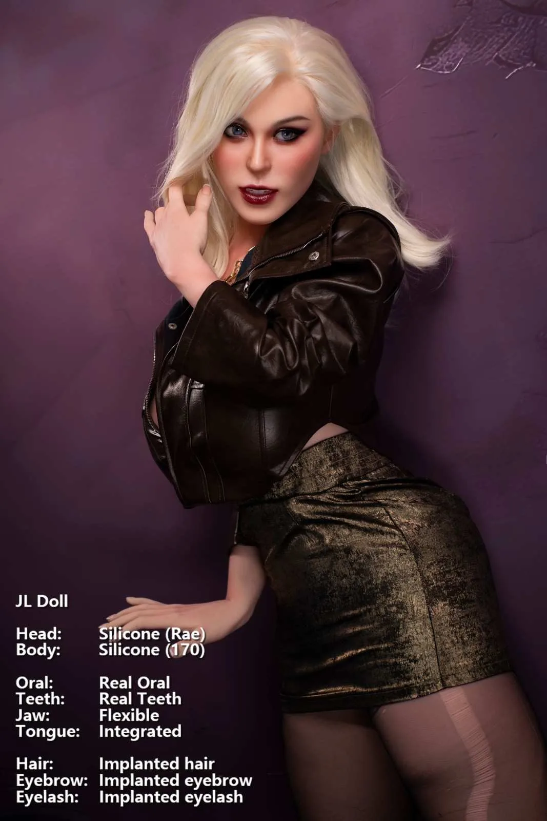 170cm (5ft6") Blonde Milf ROS Silicone Sex Doll - Rae view 5