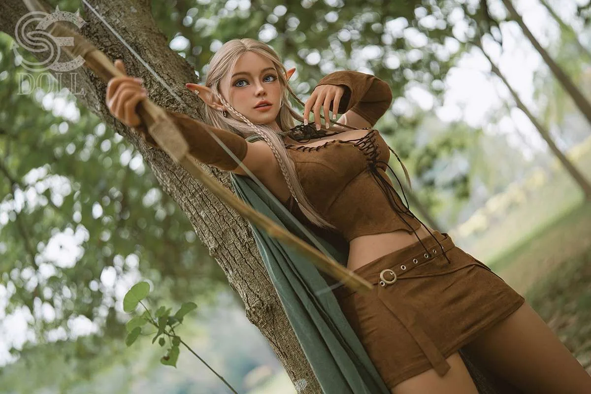 161cm (5ft3") Elf Natural Silicone Sex Doll - C-Cup - Lita.C view 8