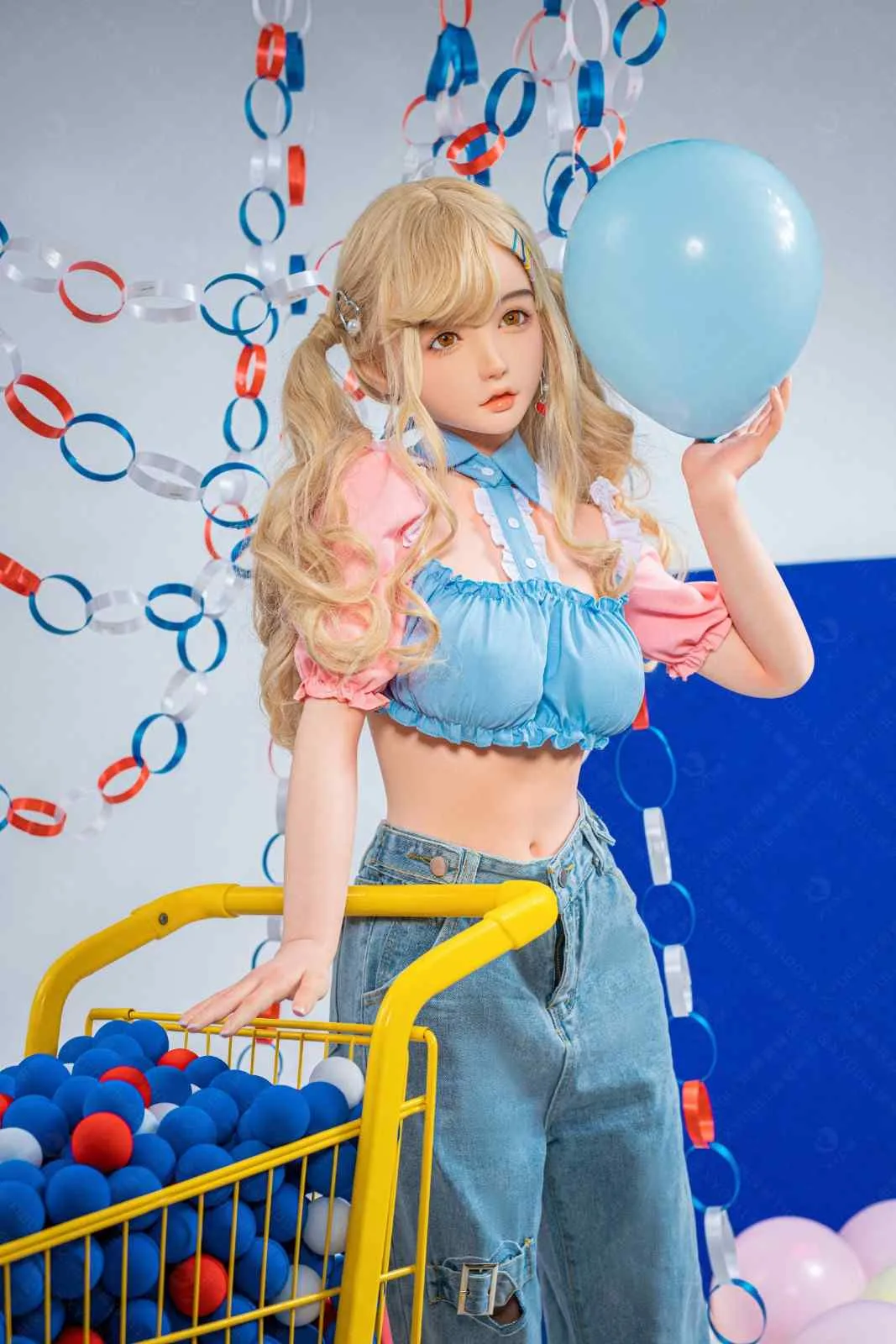148cm (4ft8") Blonde Asian Silicone Doll - C-Cup - Amily view 8