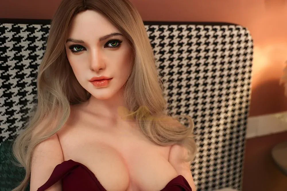 163cm (5ft3') Stunning Blonde Silicone BeautySex Doll with Lifelike Features - Hedi view 7