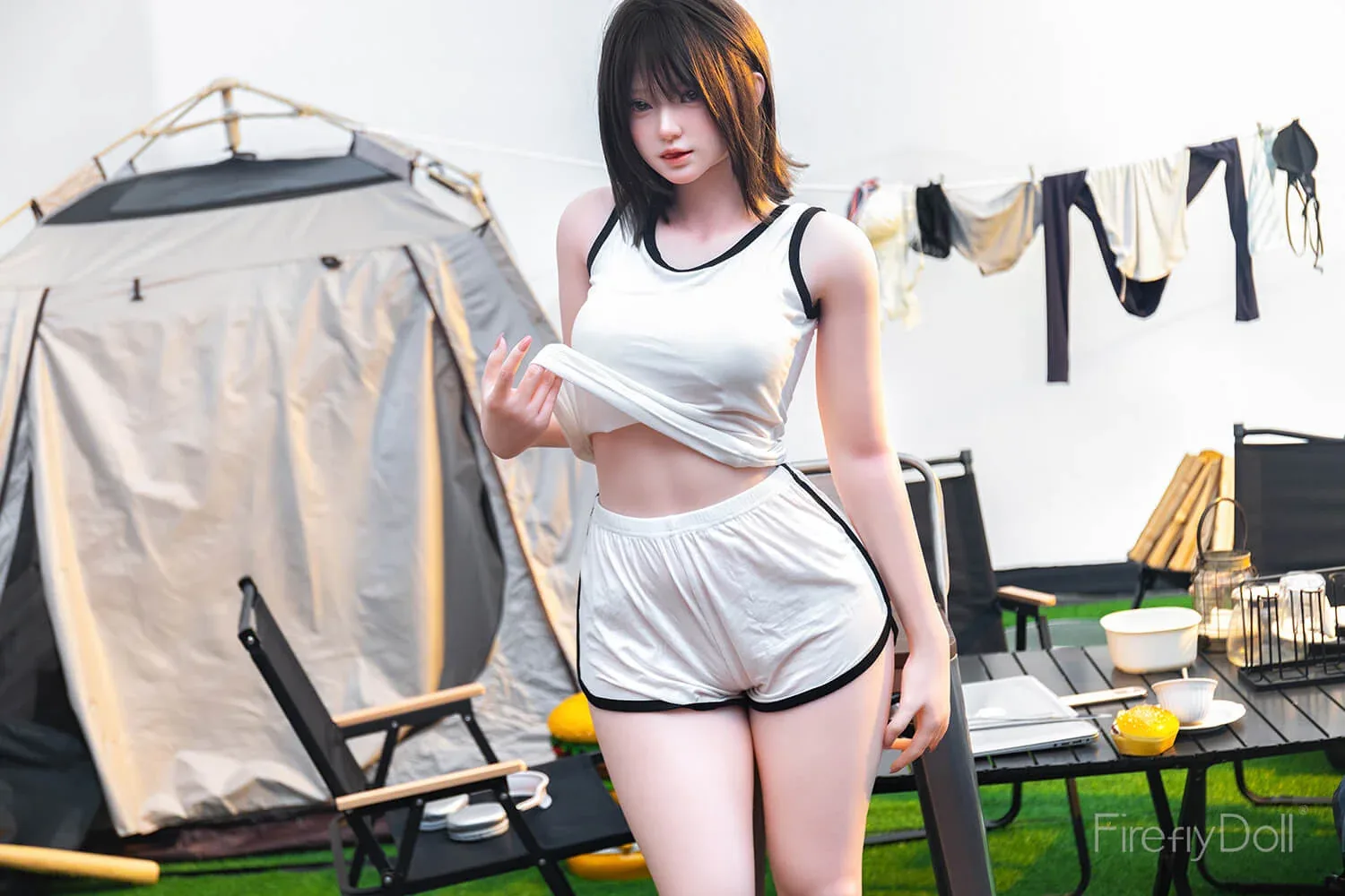 161cm (5ft2") Asiatic Silicone Sex Doll - Little Leeson view 4