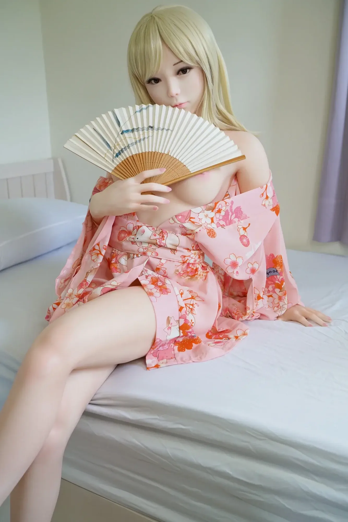 150cm (4ft9") Beautiful Japanese Silicone Sex Doll - C-Cup - Akira view 3