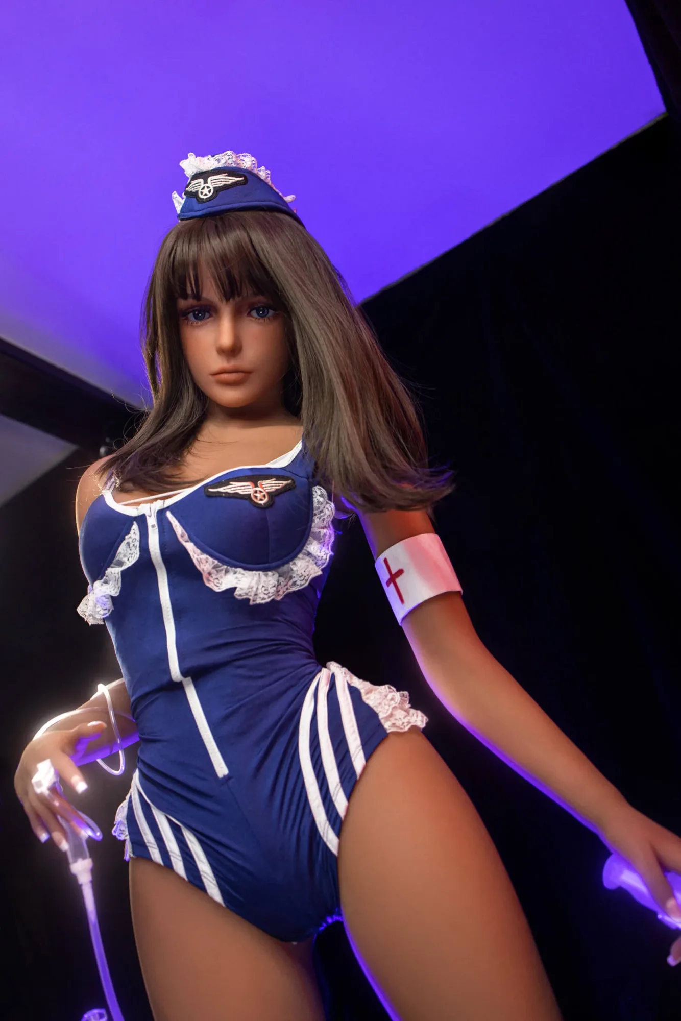 158cm (5ft1") Tender Brunette TPE Sex Doll Head #40 - Stacey view 7