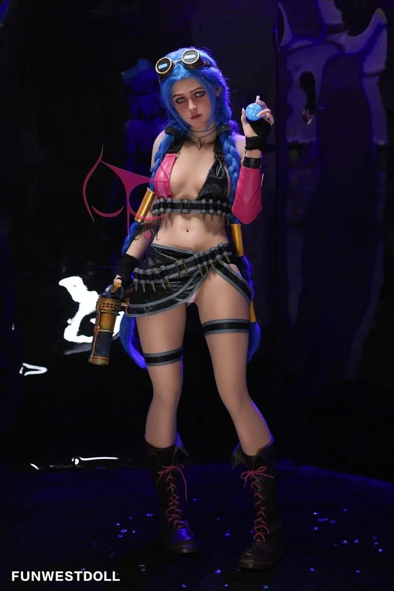 159cm (5ft2') A-Cup Jinx Cosplay Premium Tpe Sex Doll - Assos view 7