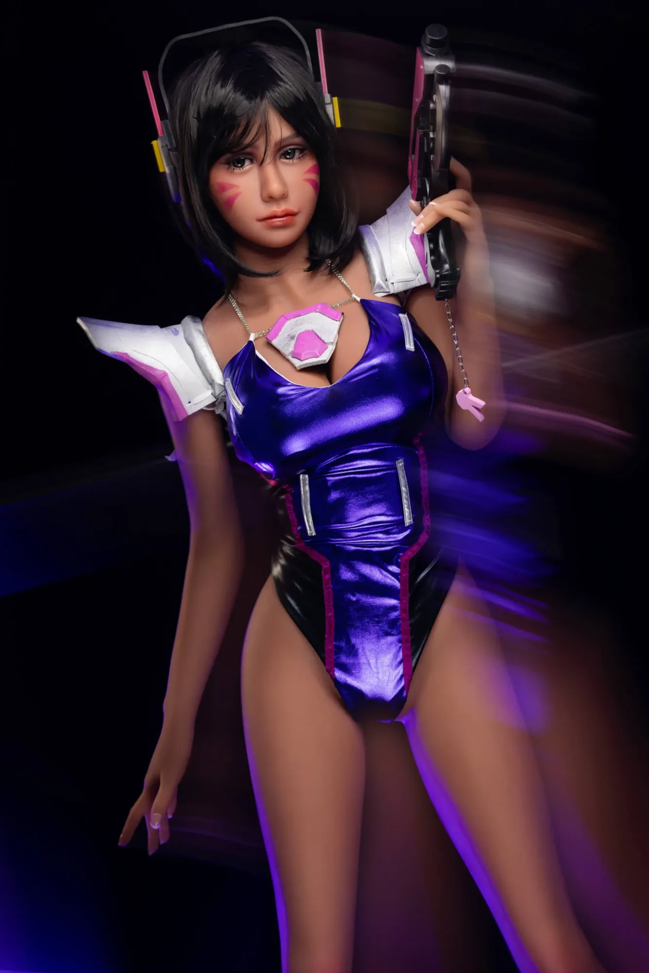 148cm (4ft8") Beauty Cosplay TPE Sex Doll Head #078 - Una view 4