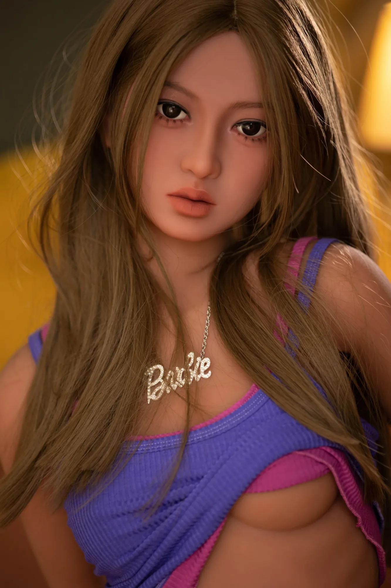 138cm (4ft5") Petite Brunette TPE Sex Doll Head #221 - Barbie view 8