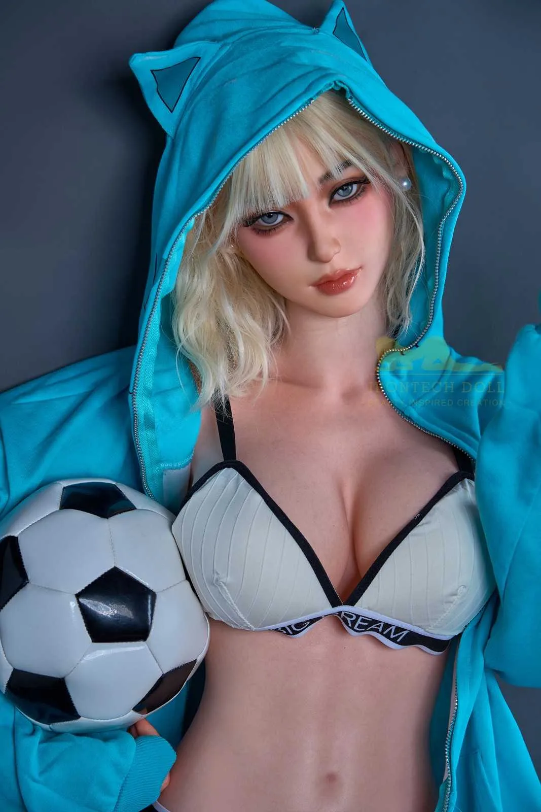 161cm (5ft2') Blonde Anime-Style Life Size Sex Doll - Miku view 5